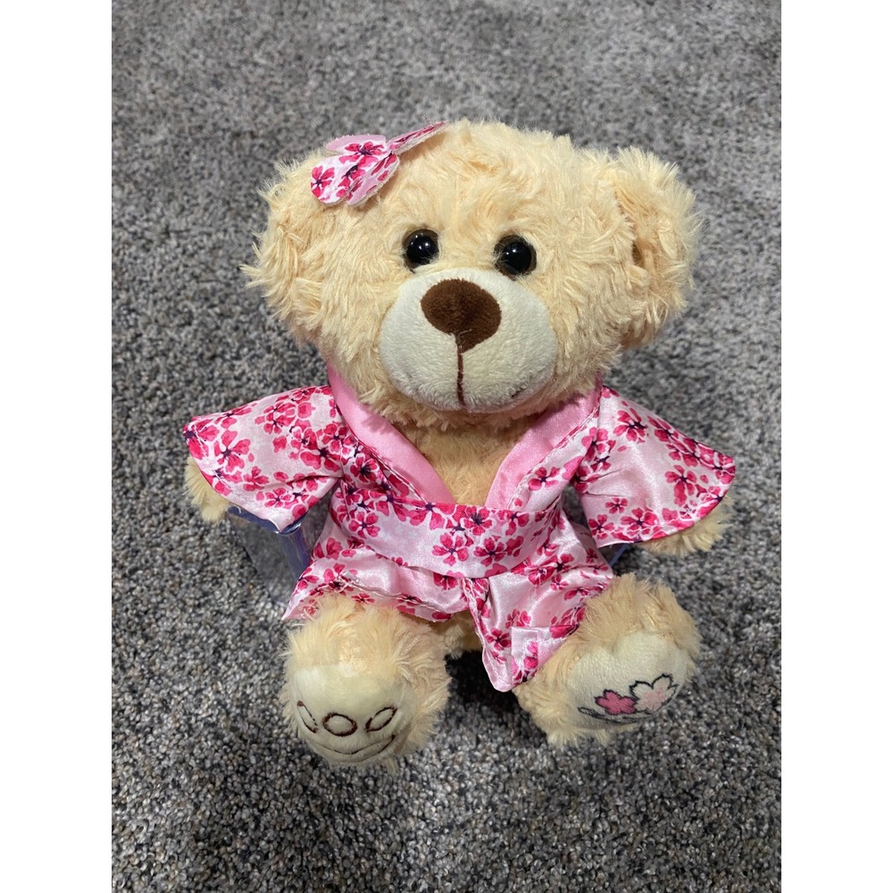 Planet Cotton National Cherry Blossom Festival Teddy Bear‎ Pink Kimono Plush